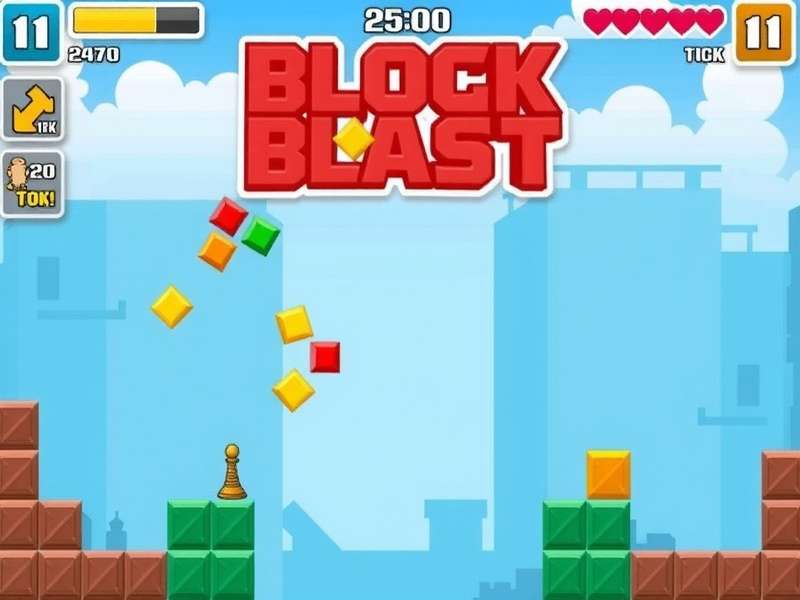Block Blast Game इंटरफेस और गेमप्ले