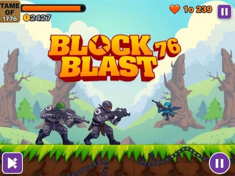 Block Blast 76 गेम इंटरफेस