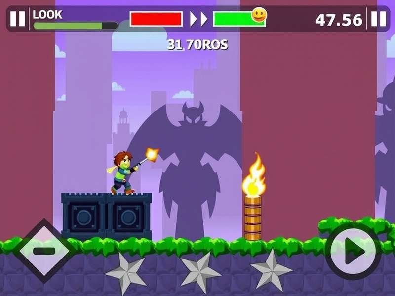 ब्लॉक ब्लास्ट गेम इंटरफेस