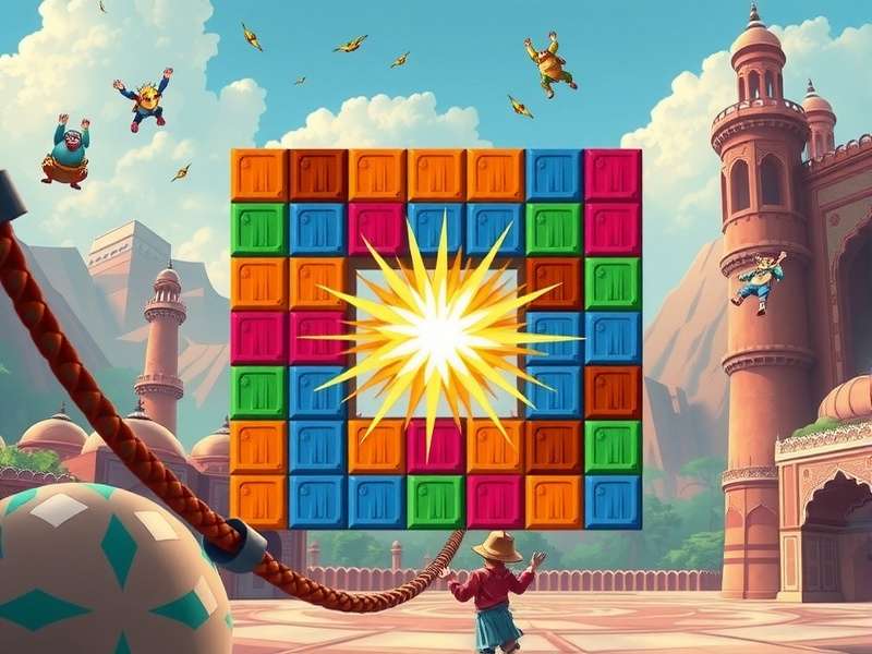 Block Blast 9x9 गेम इंटरफेस