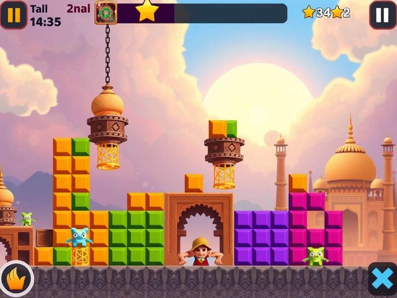 Block Blast Game Level 21 Screenshot