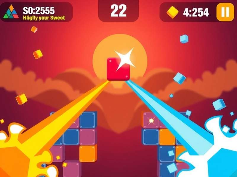 Block Blast गेम इंटरफेस