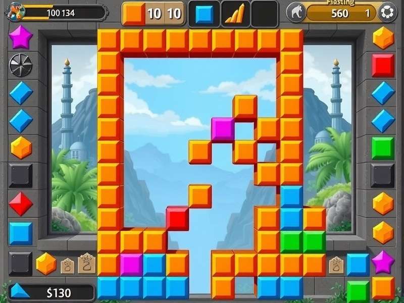 Block Blast पहेली उदाहरण