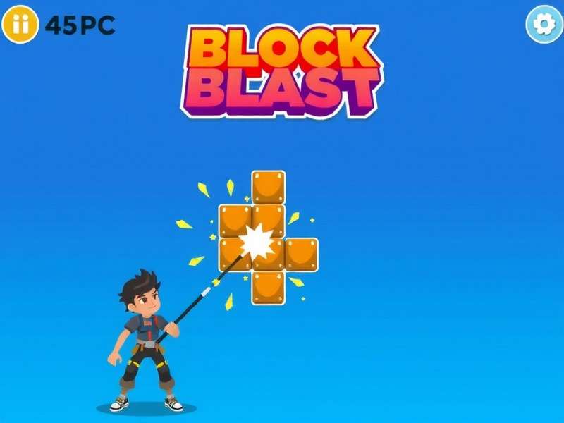 Block Blast Poki Game Screenshot