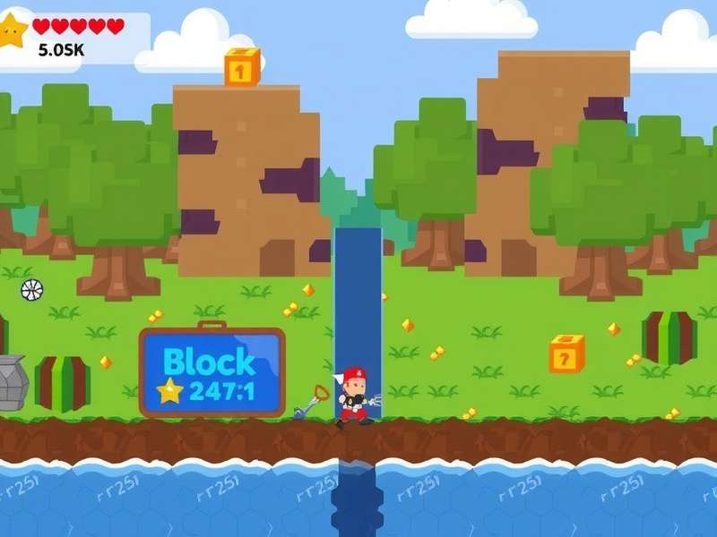 Block Blast Game Screen showing advanced block placement and high score