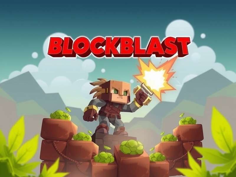 Block Blast Game Interface on Mobile Device