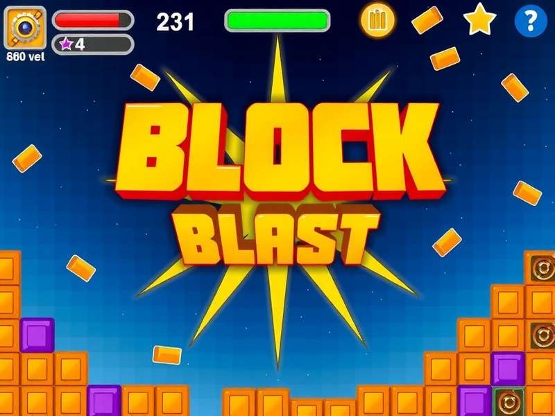Strategic gameplay of Block Blast showing colorful blocks and high score