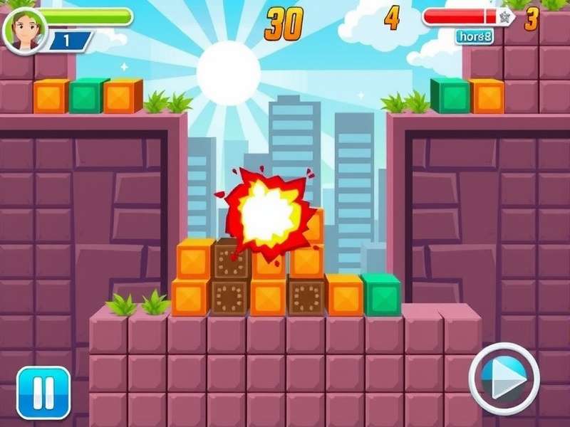 Screenshot of Unblocked Block Blast game showing colorful blocks and high score