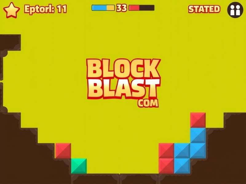 Block Blast Gameplay showing colorful blocks and high score