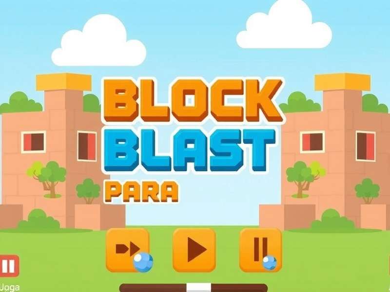 Block Blast gameplay showing colorful blocks and high score