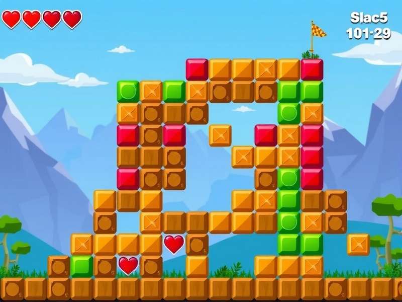 Strategic placement of colorful blocks in a Block Blast game grid