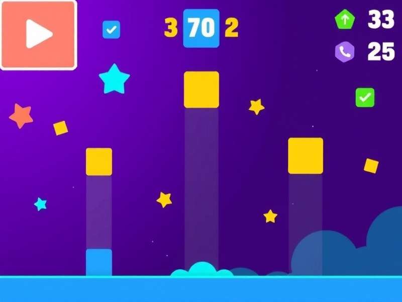 Blox Blast Game Interface on Mobile Phone