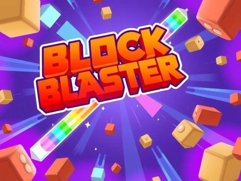 Block Blaster Gratuit gameplay screenshot showing colorful blocks