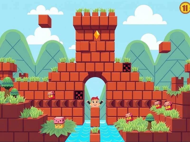 Block Blast 2025 gameplay screenshot showing advanced block patterns and high score