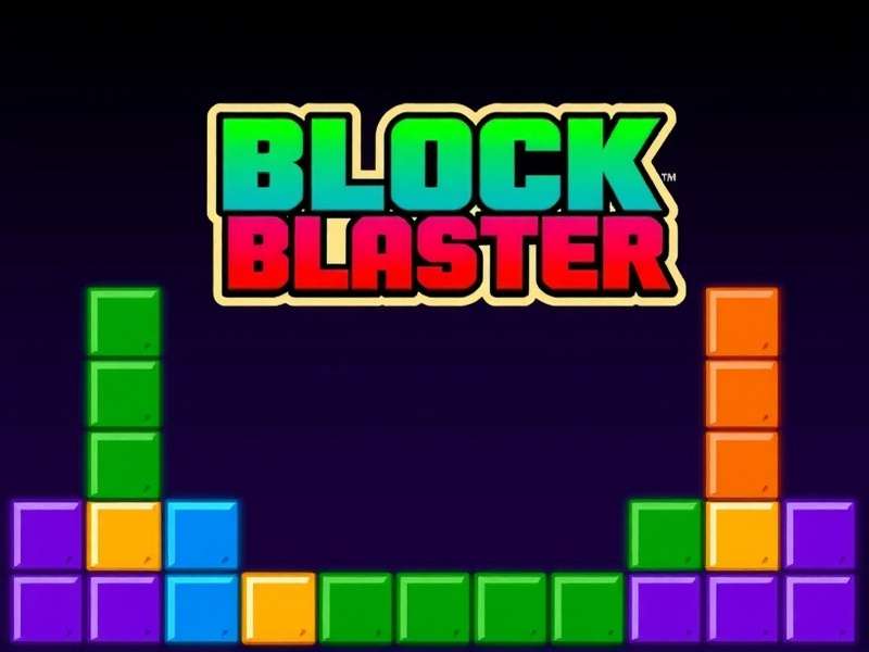 Block Blast gameplay screenshot showing colorful blocks and high score