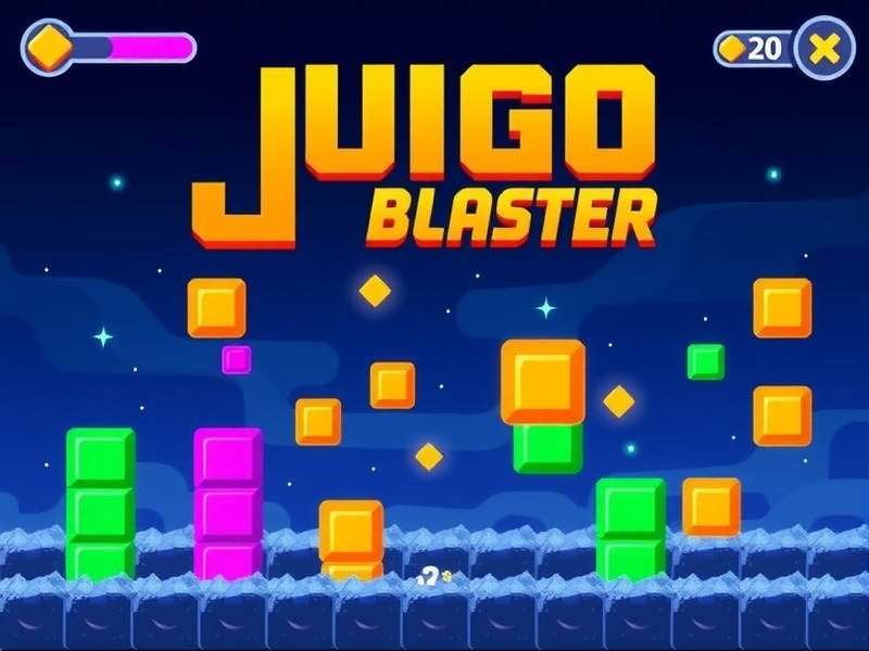 Block Blast game interface on mobile showing colorful blocks