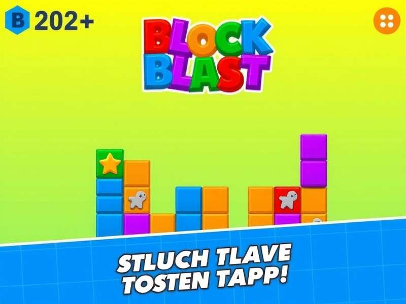 Block Blast App gameplay screenshot showing strategic block placement on 8x8 grid