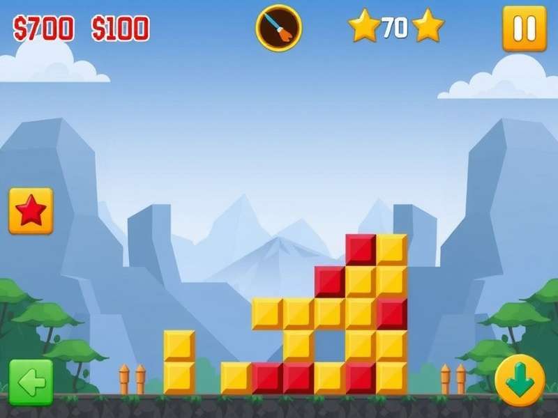 Block Blast game tips hero image showing a vibrant game board with strategic moves highlighted