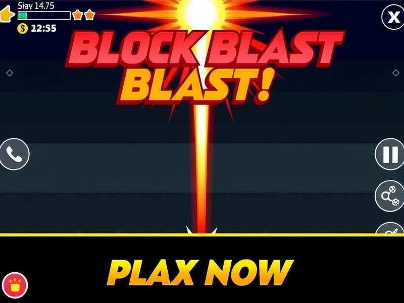 Block Blast PC gameplay showing colorful blocks and puzzle grid