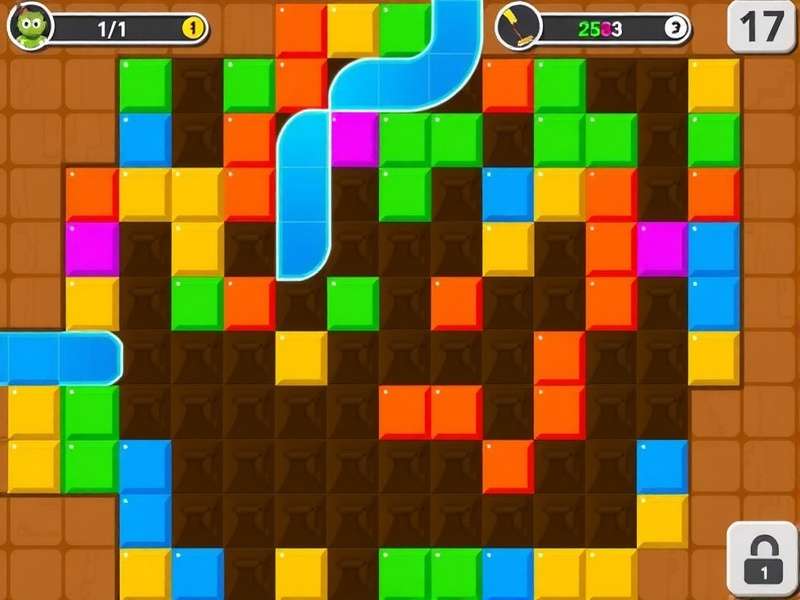 Block Blast puzzle game gameplay screenshot showing colorful blocks on a grid