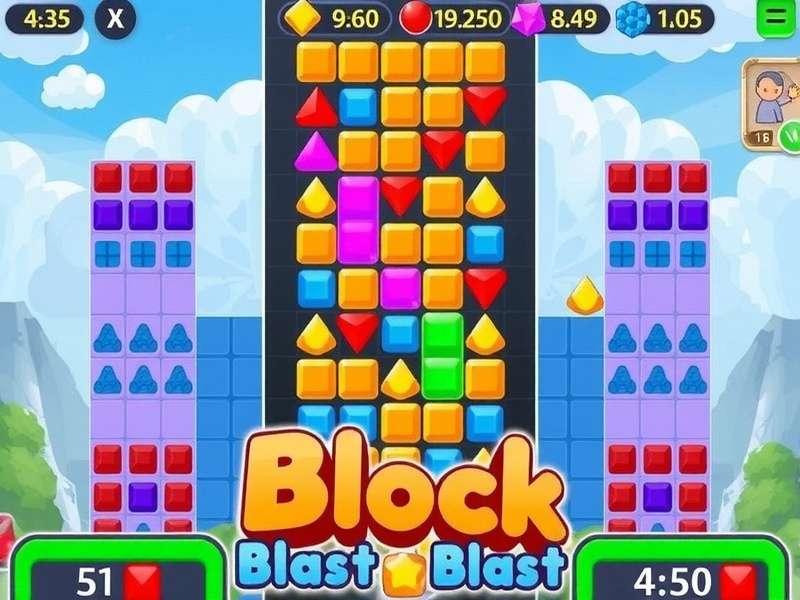 Block Blast pattern grid showing corner anchor and combo zones for high score