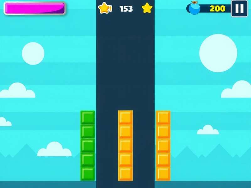 Block Blast game interface showing colorful puzzle blocks on a board with score counter